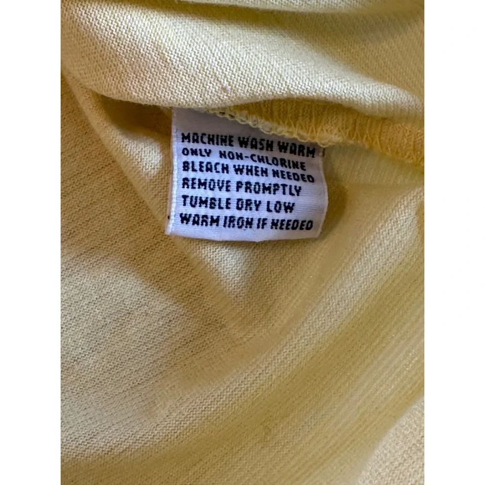 Polo Golf Ralph Lauren Shirt Mens Large Yellow Pima Cotton Pocket Polo